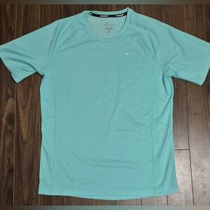 Nike Dri-FIT Miler Running T-Shirt – Light Aqua (M)